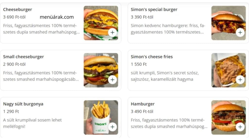 Simon’s Burger Népszerű